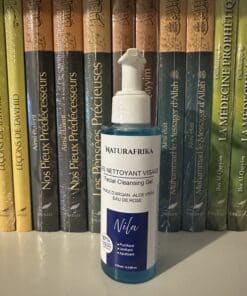 Gel Nettoyant Visage Purifiant & Unifiant – Nila, Argan, Aloe Vera & Eau de Rose | 125 ml